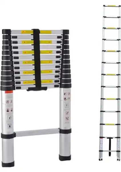 Ebax 2,6Mt Teleskopik Merdiven: Çok Yönlü ve Güvenli Taşıma Çözümü