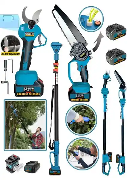 Eisenn Germany Çok Fonksiyonlu Bahçe Aletleri Seti ile Bahçe Bakımını Kolaylaştırın