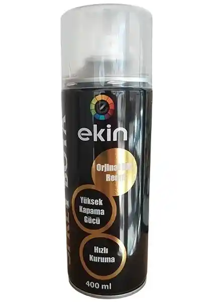 Ekin Sprey Boya 400 ml Parlak Siyah: Metal, Ahşap ve Plastik Yüzeyler İçin Dayanıklı ve Estetik Boya