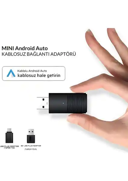 Embatech Araç İçi Kablosuz Android Auto Adaptörü ile Güvenli ve Konforlu Sürüş Deneyimi