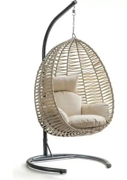 Eymense Class Rattan Salıncak: Şık ve Dayanıklı Dış Mekan Oturma Ünitesi