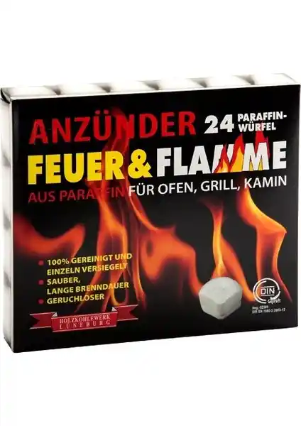 Feuer & Flamme Mangal Kömürü Tutuşturucu Küpleri: Hızlı ve Güvenli Tutuşma Çözümü