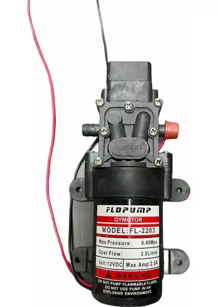 Flopump Akülü Su ve İlaçlama Pompası: Yüksek Performanslı Tarım ve Bahçe Kullanımı