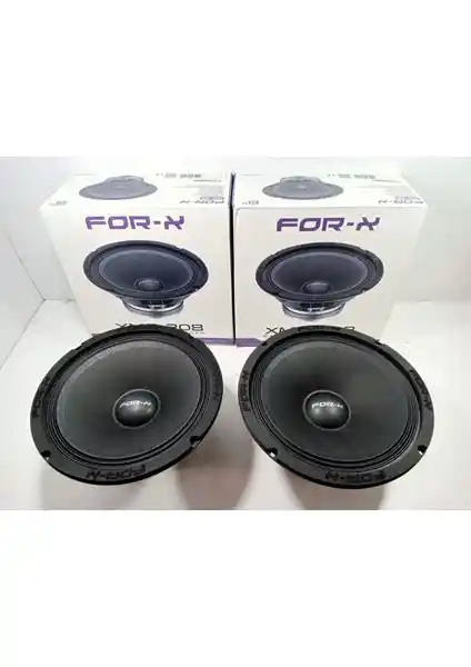 For-X 20CM Midrange Hoparlör Profesyonel Ses Sistemleri için Güçlü ve Yüksek Kaliteli Çözüm