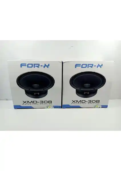 For-x 20cm Midrange Profesyonel Ses Hoparlörü Güçlü ve Dayanıklı Tasarım