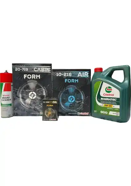 Ford Courier 2017 ve Sonrası Dizel Modeller İçin Kapsamlı Filtre Bakım Seti