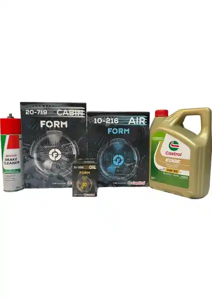 Ford Courier İçin Castrol Güçlü ve Uzun Ömürlü Bakım Seti ile En İyi Performans