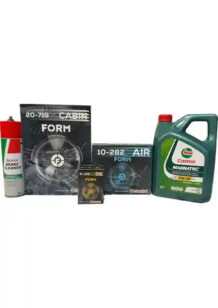 Ford Fiesta 2010 ve Sonrası Dizel Modeller İçin Kapsamlı Filtre ve Yağ Bakım Seti