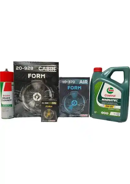 Ford Focus III için Castrol Güvencesiyle Tam Donanımlı Bakım Seti Rehberi