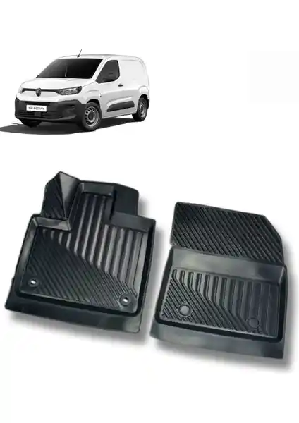 Gold Citroen Berlingo Panelvan Ön Iki Parça Oto Paspas Crax Modern ve Dayanıklı Tasarım