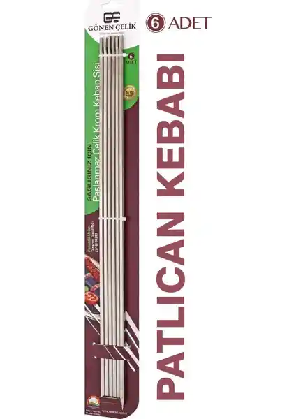 Gönen Çelik Paslanmaz Çelik Kebap Şişleri: Dayanıklı ve Hijyenik Mangal Ekipmanı