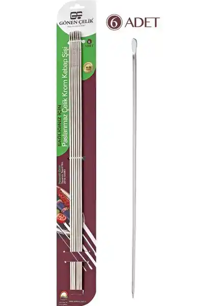 Gönen Çelik Paslanmaz Çelik Krom Kebap Şişleri: Dayanıklı ve Estetik Mangal Aksesuarları