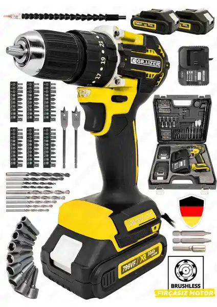 Graizer Alman 799 Vf 30 Ah Darbeli Çelik Mandrenli Şarjlı Vidalama Matkap İnceleme ve Kullanıcı Yorumları