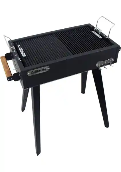 Grillmate GM60 Döküm Izgaralı Asansörlü Mangal: Dayanıklı Tasarım ve Çok Yönlü Pişirme Özellikleri