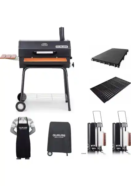 Guruss 75 cm Mega Pack Mangal Seti: Dayanıklı ve Çok Yönlü Pişirme Çözümü