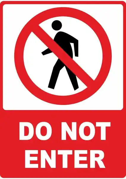 Güvenlik ve Farkındalık İçin Dayanıklı Dijital UV Baskılı Uyarı Etiketleri