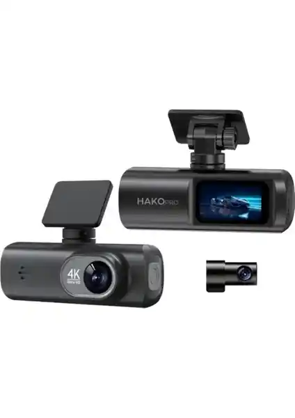 Hakopro UHD 4K Araç Kamerası ile Yüksek Çözünürlükte Güvenlik ve Kayıt Sistemleri