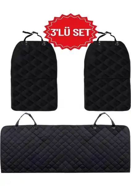 Hasby 3’lü oto koltuk örtüsü seti: dayanıklı ve su geçirmez araç içi koruma çözümü