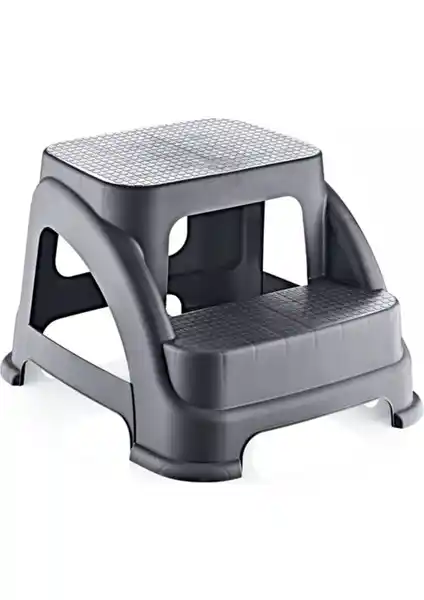 Hobby Life Küçük Basamaklı Antrasit Merdiven Güvenli ve Çok Amaçlı Kullanım için Tasarlandı