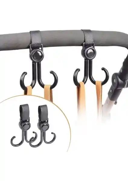 Hobibahçem 2'li Bebek Arabası ve Bisiklet Eşyası Taşıma Kancası Ürün Özellikleri ve Kullanım Kolaylığı