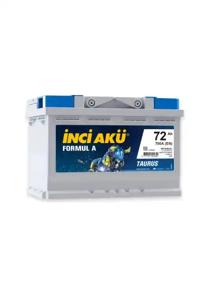 İnci Akü 12V 72 Ah 700A EN Formul A Taurus Akü: Yüksek Performans ve Güvenilirlik