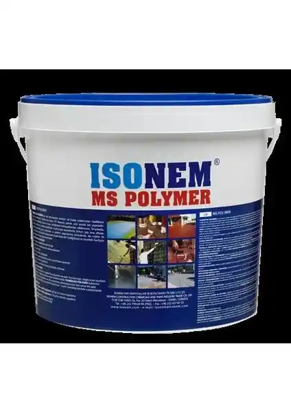 İsonem MS Polymer Şeffaf 5 kg: Çok Yönlü ve Dayanıklı Yalıtım Çözümü