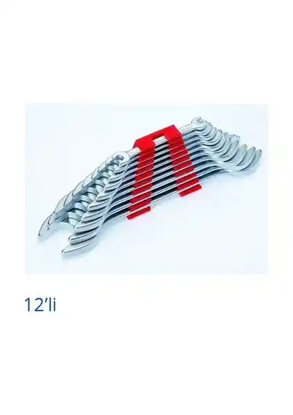 İzeltaş 12'li Çift Ağız Çatal Anahtar Takımı Yüksek Kalite ve Dayanıklılık