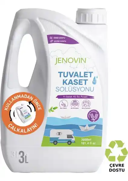 Jenovin Karavan ve Yat Tuvalet Kimyasalı Lavanta Kokulu, Verimli ve Çevre Dostu Çözüm