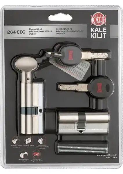 Kale 264 Cec Tüpten Şifreli Yüksek Güvenlikli Silindir Ürün Tanıtımı ve Özellikleri