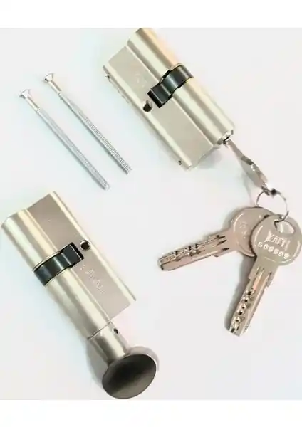 Kale 264SNC+SMC Ortak Anahtar 2li Silindir Kapı Kilit Göbeği Güvenlik ve Dayanıklılık