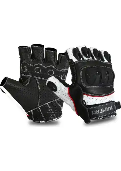 Kamfan HFG-01 Yarım Parmak Motosiklet Eldivenleri Güvenlik ve Konfor Sunar