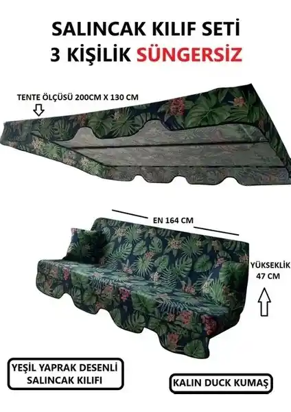 Kapella 3 Kişilik Lüks Salıncak Kılıf Seti: Estetik ve Dayanıklı Dış Mekan Çözümü