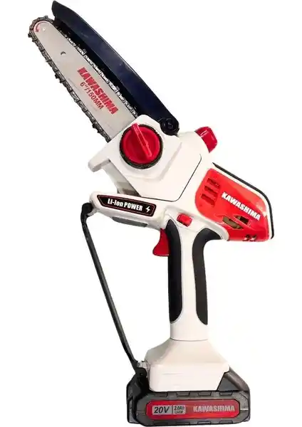 Kawashima Çift Akülü Budama Testeresi Mega Tarım Profesyonel ve Dayanıklı Bahçe Aracı