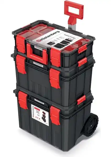 Kistenberg Modüler Çözüm 3'lü Set: Profesyonel ve Pratik Saklama Sistemleri