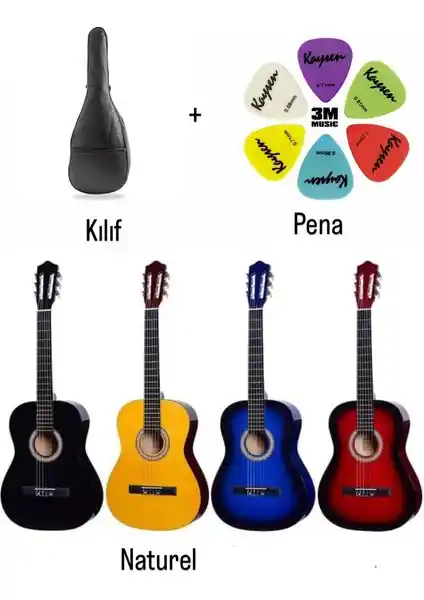 Klasik Gitar Karşılaştırması: 3M Music ve Midex CG390NT-XBAG Gitar Özellikleri