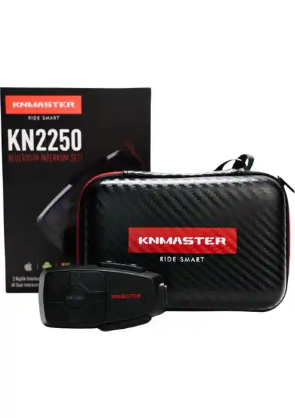 Knmaster KN2250 Motosiklet Kask Interkom Bluetooth Seti Güvenli ve Dayanıklı İletişim