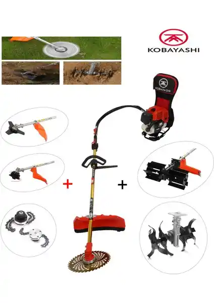 Kobayashi Sırt Tırpan Toprak Çapalama Makinesi: Güçlü ve Dayanıklı Bahçe Ekipmanı