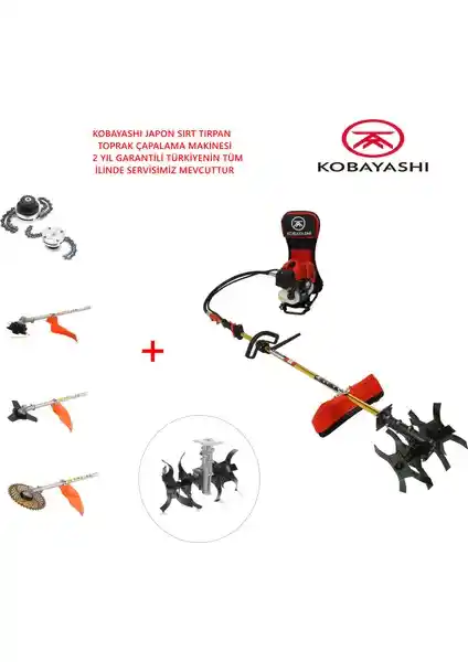 Kobayashi Sırt Tırpan Toprak Çapalama Makinesi: Güçlü ve Dayanıklı Tarım Ekipmanı