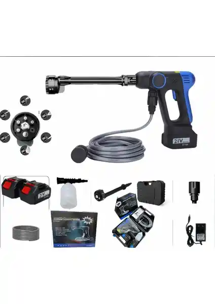 Kraft Hart Çift Akülü Yüksek Basınçlı Yıkama Makinesi ile Çok Yönlü Temizlik Çözümleri