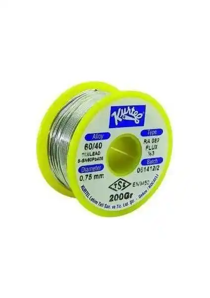 Kurtel Lehim Teli 200GR 0.75MM Kendinden Pastalı Yüksek Kalite ve Güvenilirlik