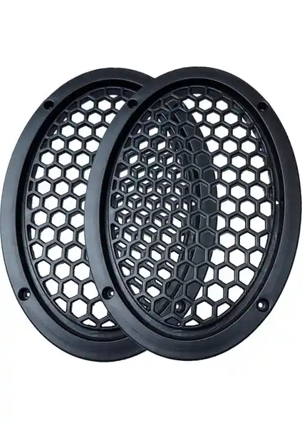 L-Sound 2 Adet Oval Hoparlör Kapağı 16x24 cm, Dayanıklı Plastik Malzeme, Uygun Fiyatlı Koruma Çözümü