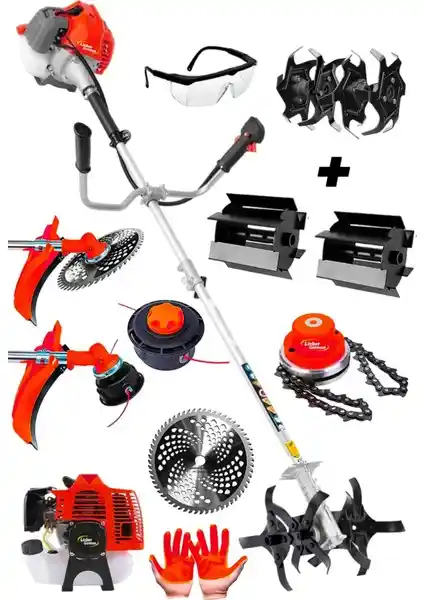 Lieber German Alman Orx 20 Hp Prof. Yan Tipi Benzinli Tırpan Teknik Özellikleri ve Kullanım Alanları