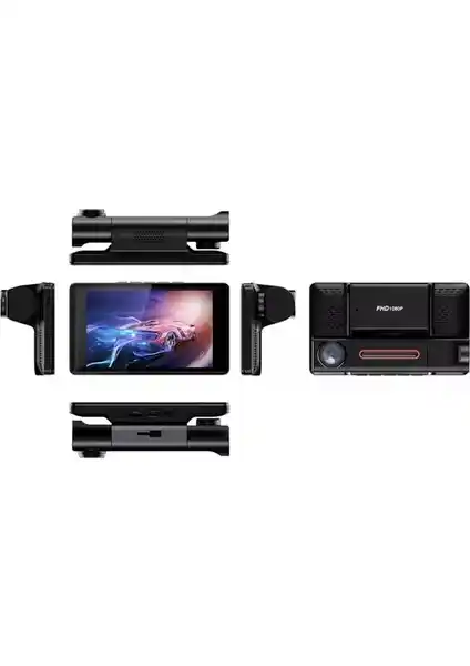 Linas 1296P Full HD 3 Kameralı Araç Kamerası Yüksek Çözünürlük ve Güvenlik Özellikleriyle