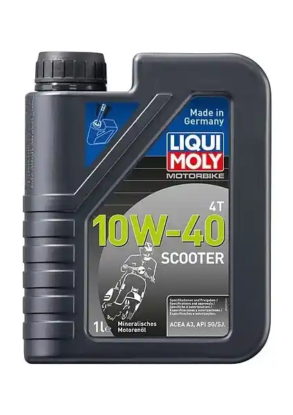 Liqui Moly 10W-40 Scooter Motor Yağı Üstün Performans ve Güvenilirlik Sağlar