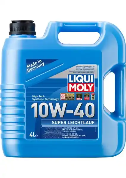 Liqui Moly Super Leichtlauf 10W-40 Yüksek Performanslı Motor Yağı Ürünü Tanıtımı