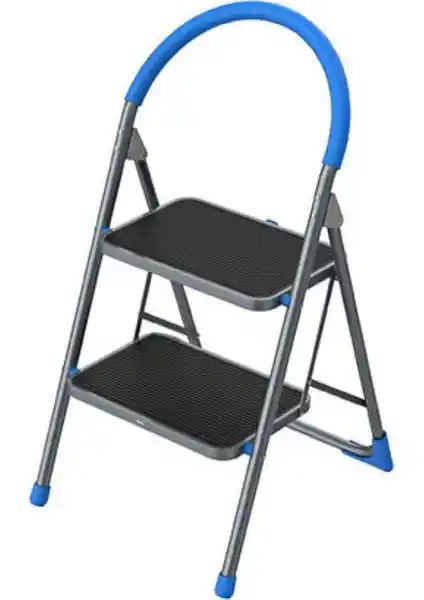 Mac Allister 2 Basamaklı Geniş Merdiven: Güvenli ve Dayanıklı Ev Kullanımı İçin Pratik Çözüm