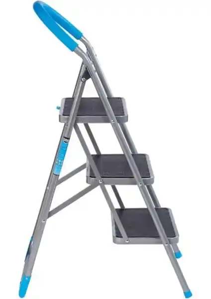 Mac Allister Geniş Merdiven 3 Basamaklı Güvenli ve Dayanıklı Erişim Aracı