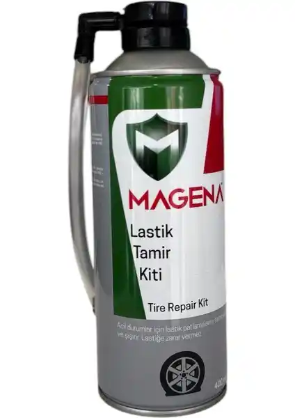 Magena Lastik Tamir Spreyi 400 ml: Hızlı ve Pratik Lastik Tamir Çözümü