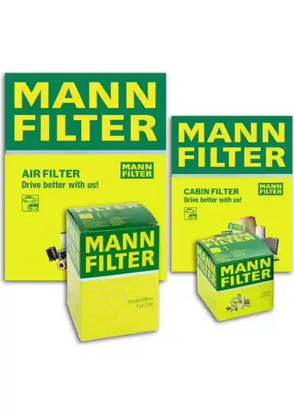 Mann-Filter Toyota Auris Bakım Seti 2007-2018 Yılları Arası Modeller İçin Güvenilir Performans