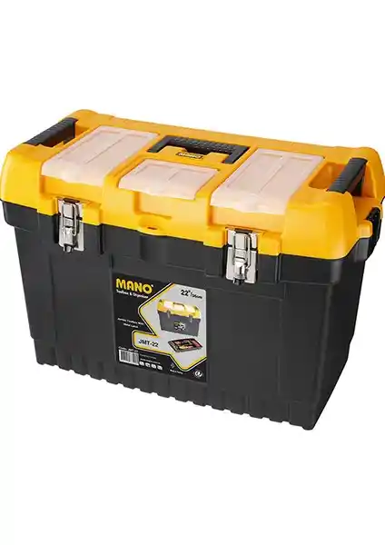 Mano Grip Jumbo Metal Kilitli Takım Çantası Geniş Hacimli ve Dayanıklı Saklama Çözümü